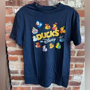 Disney Parks Character Rubber Ducks of Disney Adult Unisex T-shirt NEW